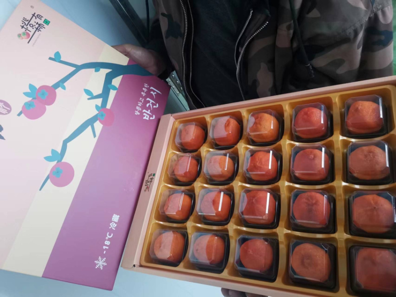 山东半干燥爆浆柿饼韩国低温慢烘工艺欢迎各档口对接