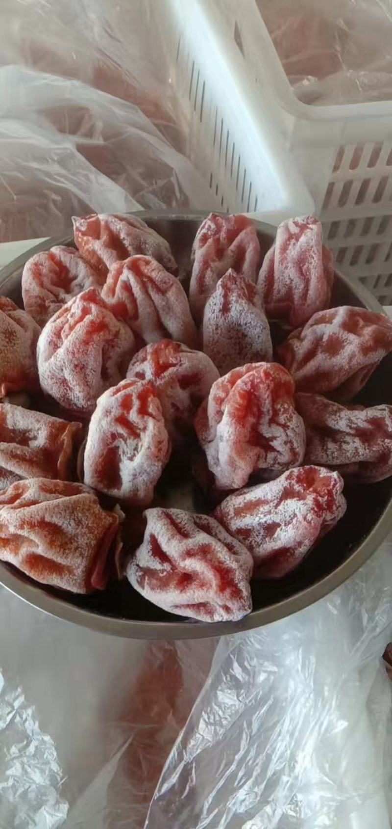 富平柿饼，产地一手货源，自然晾晒，软糯香甜，对接大型批发商