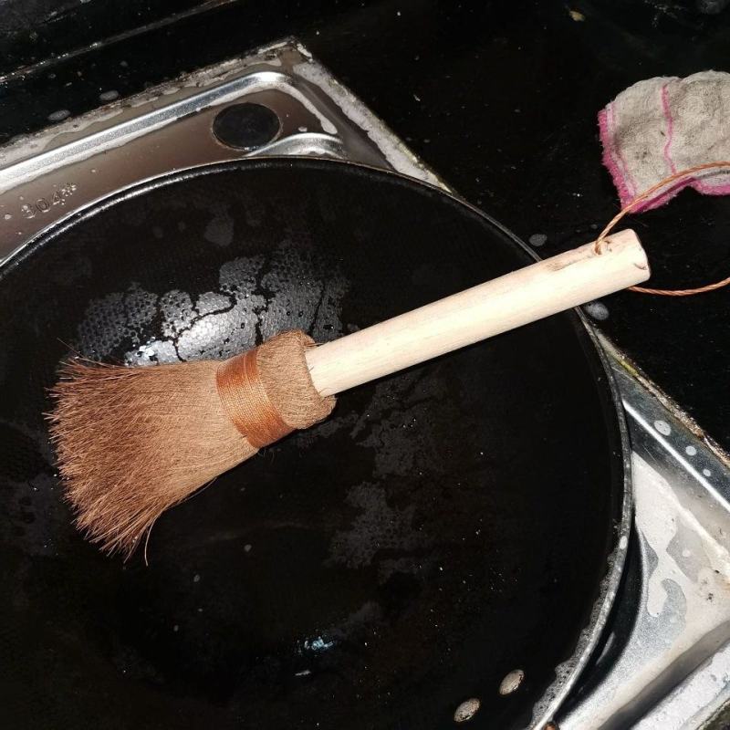 老行当天然棕榈洗锅刷子刷锅神器厨房洗锅碗碟刷不粘锅软毛刷