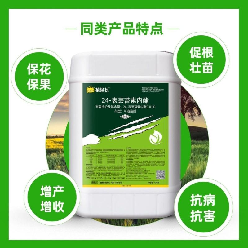 24表芸苔素内酯植物生长调节剂10公斤桶装保花保果促根壮