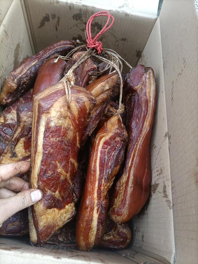 短五花腊肉三线黄五花腊肉一件50斤青猪五花腊肉
