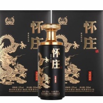 包邮怀庄酒龙腾盛世53度酱香型白酒纯粮酒500ml×6