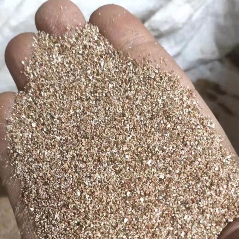 蛭石大量批发育苗地蛭石暖宝宝蛭石防火涂料保温膨胀金黄蛭石
