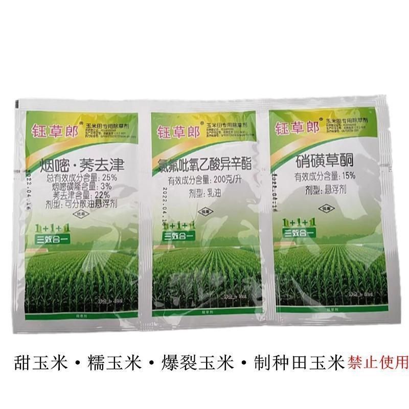 玉米除草剂玉米地苗后专用除草剂安全不伤苗烟嘧磺隆莠去津