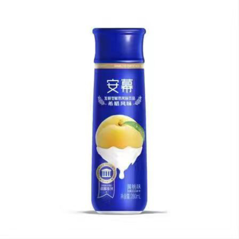 发酵性酸奶安幕食品风味饮品草莓味黄桃味量大从优