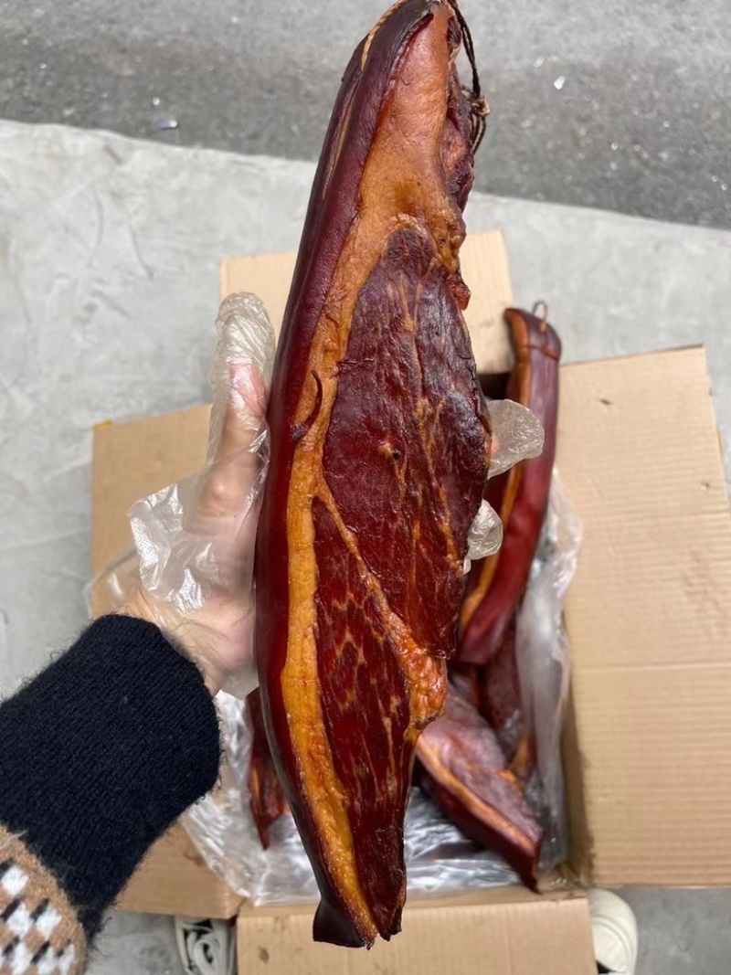 烟熏精品二刀腊肉（一手工厂地摊新模式餐饮净菜食品供应