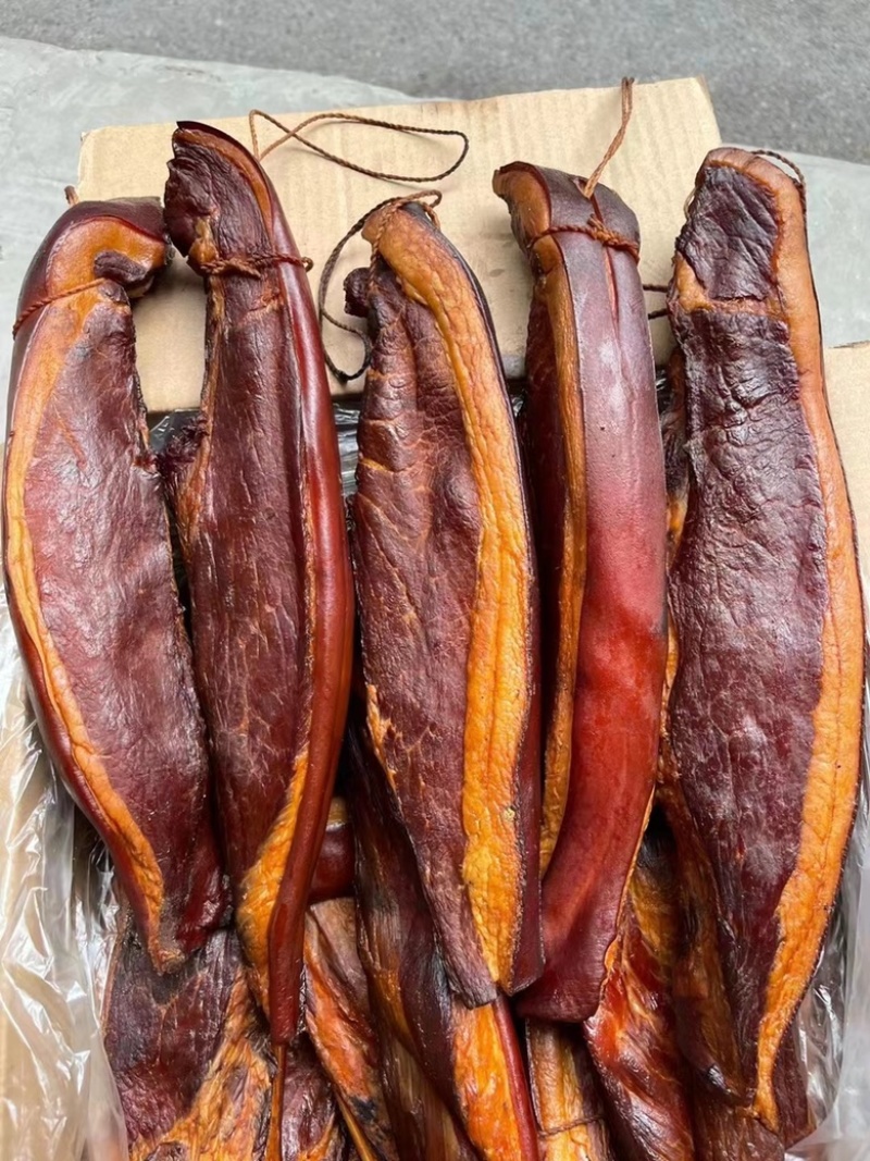 烟熏精品二刀腊肉（一手工厂地摊新模式餐饮净菜食品供应
