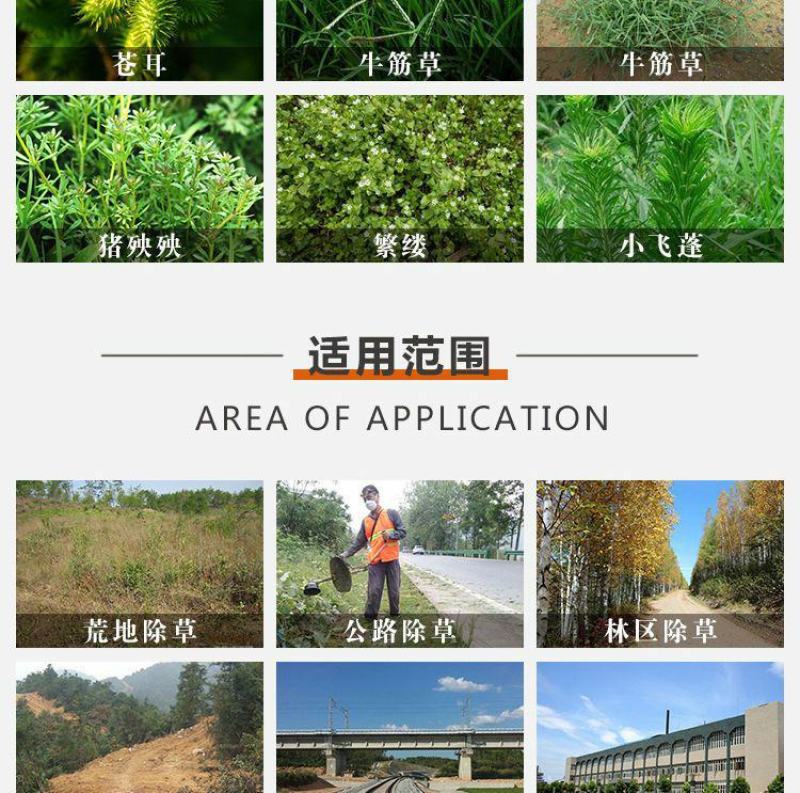 斩刀75%甲嘧磺隆农药杀草剂打除草剂死草烂根荒地公路铁路