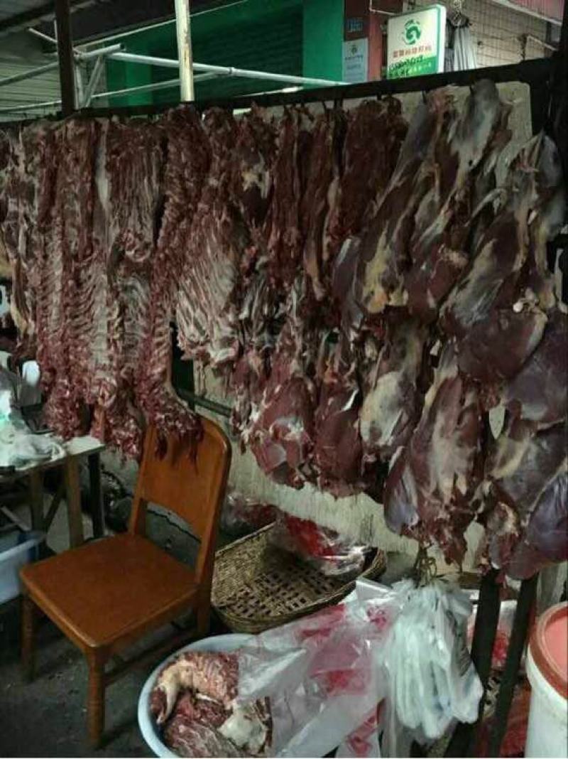 羊肉新鲜现杀羊腔子边口无骨羊肉羊骨羊血羊油