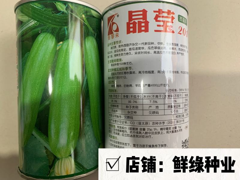 晶莹一号早熟瓜条顺直皮色浅绿座瓜能力优质
