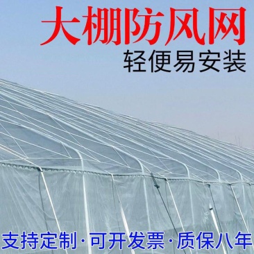 大棚防风网防护网尼龙网货物种植养殖网大孔压膜绳网挡风网