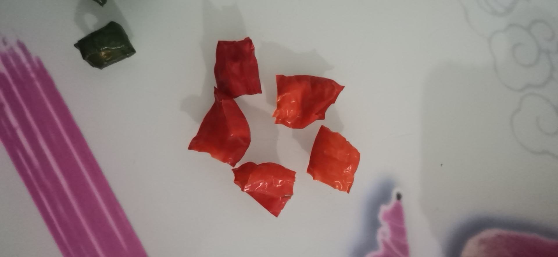 生菜和辣椒一起炒的食材准备图