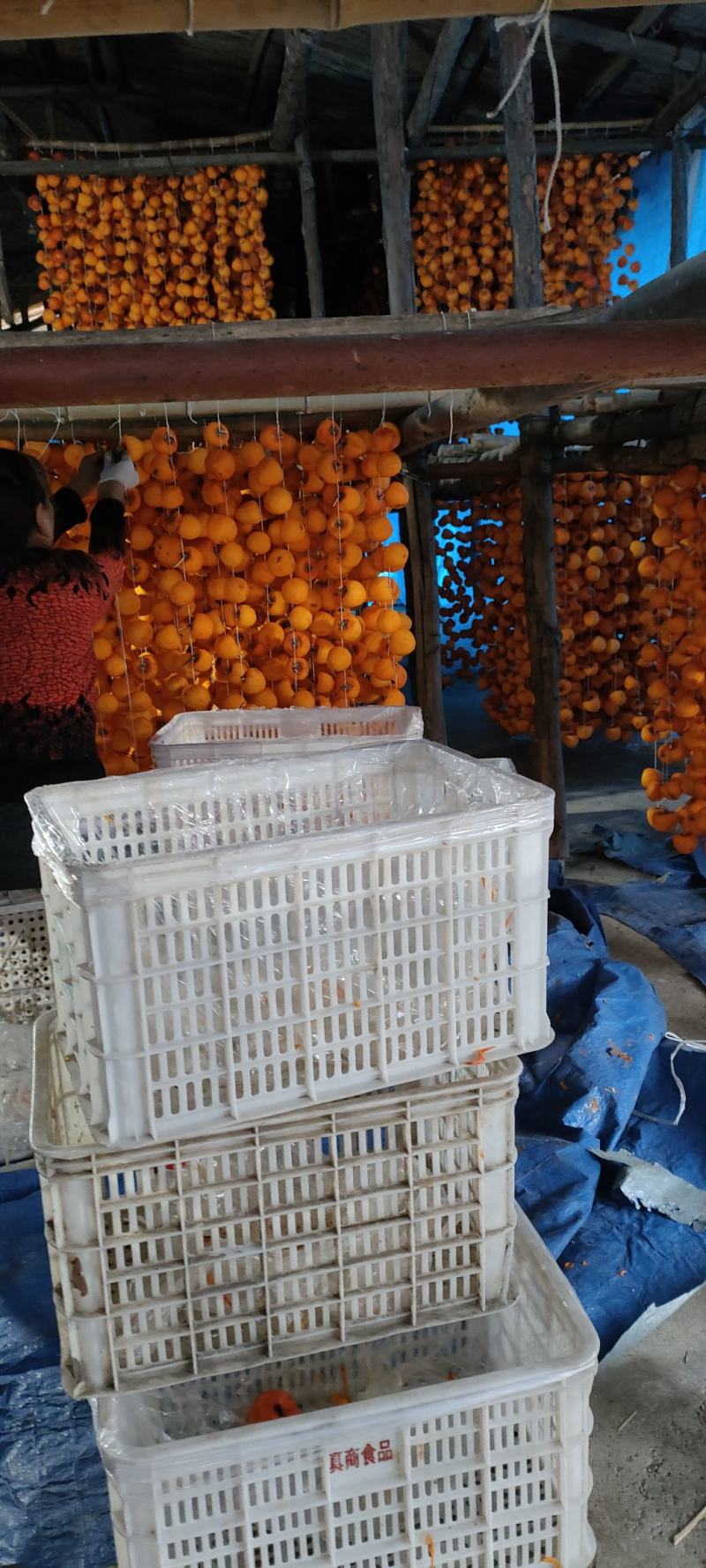 柿饼，红饼，半干流心柿饼，霜饼。。。。。。