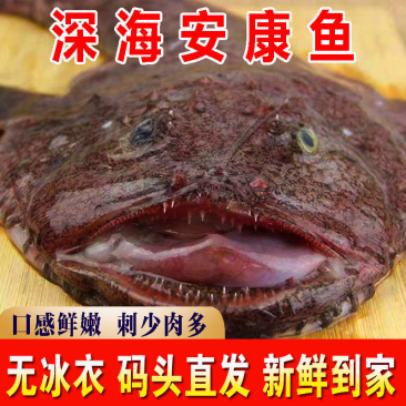 安康鱼新鲜安康鱼海鱼新鲜现捕捞冷冻发货海鲜