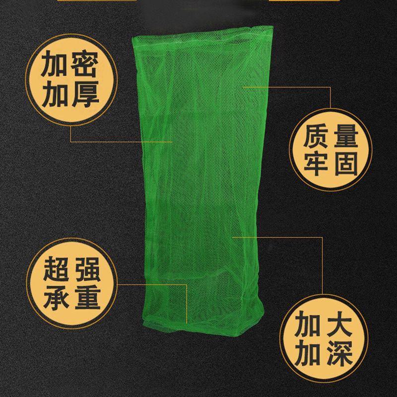尼龙渔护编织装鱼护袋收纳网兜渔网鱼网钓鱼袋篓网鱼网兜袋子