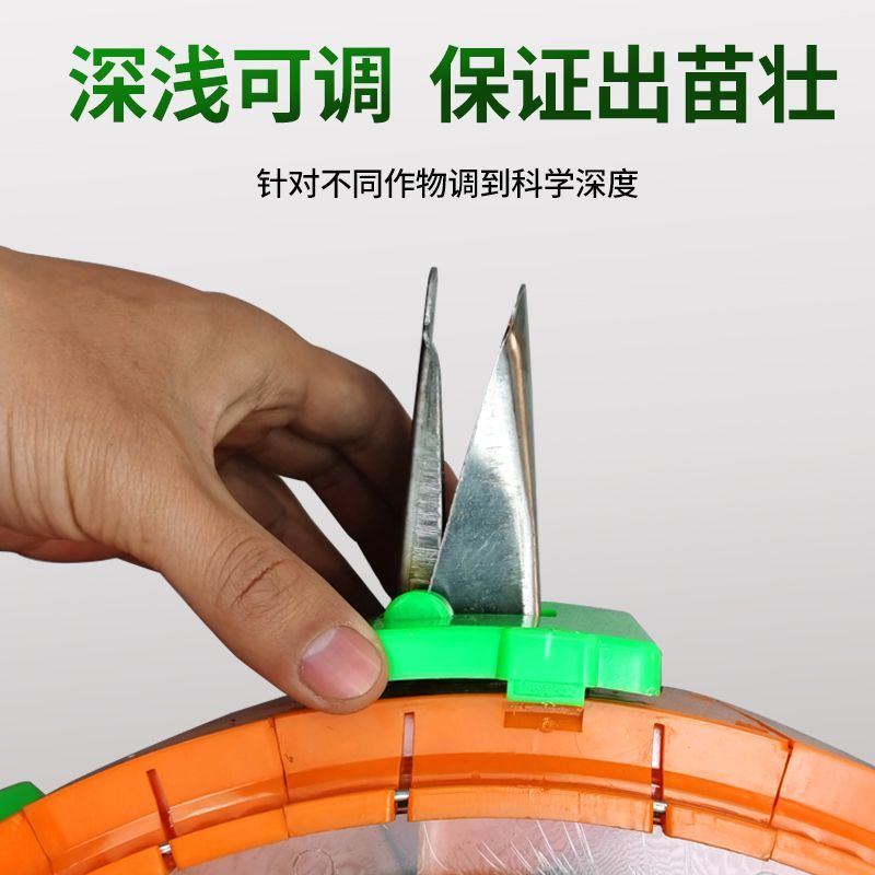手推式种花生玉米播种机小型机器农用多功能施肥播种大豆工具