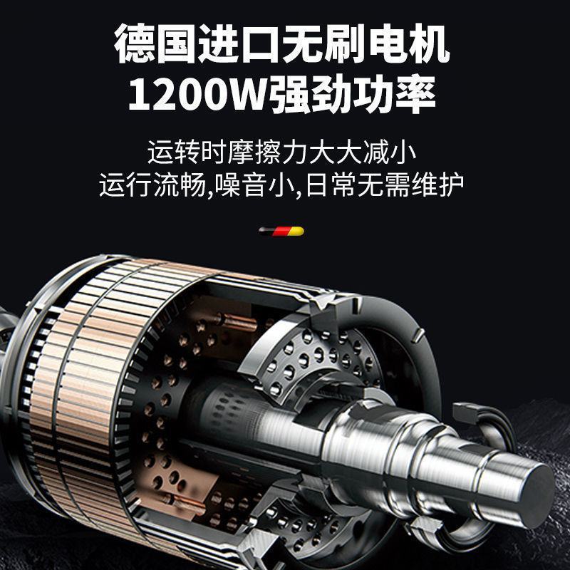 无刷电锯充电手提式电链锯户外无线小型伐木单手锯砍树修枝锯
