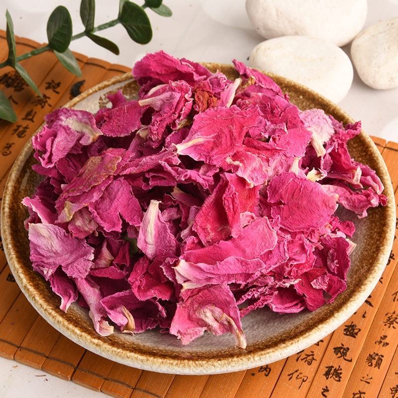 白芍花瓣茶白芍花球茶白芍花茶美容花瓣花草茶一件代发