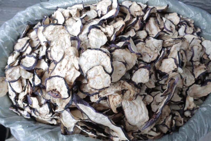茄子干茄子片自晒干茄子片农家土特产茄子干货脱水蔬菜干