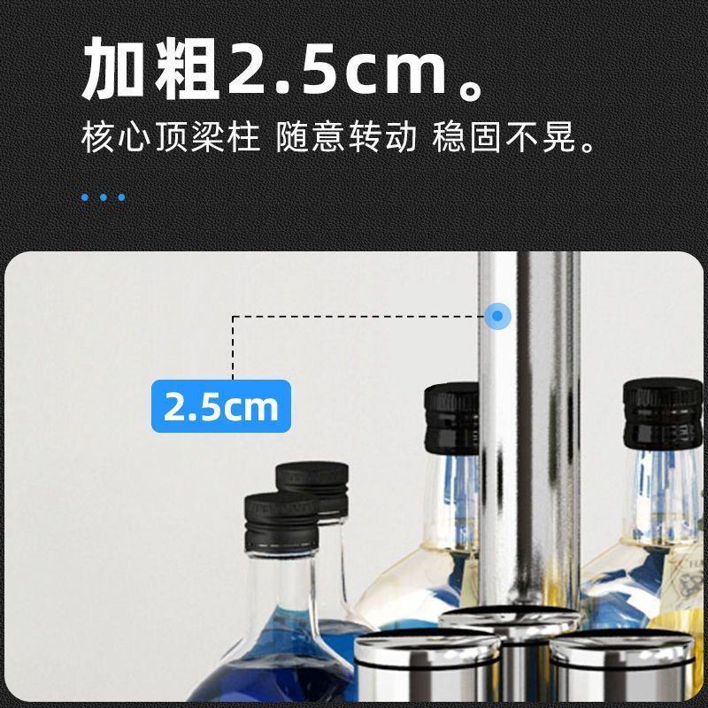 旋转调料置物架厨房台面多功能酱油瓶调味料收纳用品家用大全