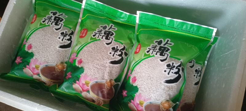 农家手工藕粉鲜藕榨制，沉淀晒干，无糖无添加