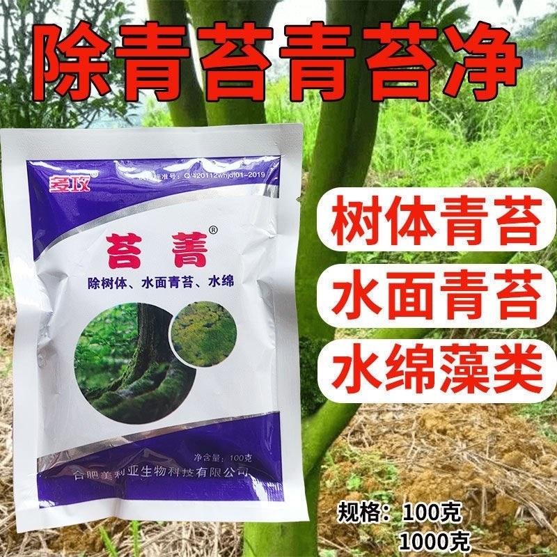 青苔净青苔药青苔去除剂果树柑橘树除青苔水面青苔墙面青苔剂