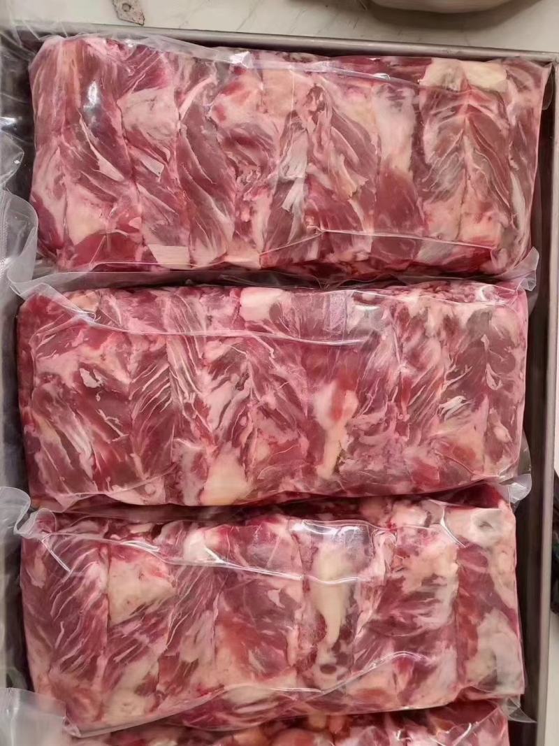 精修谷饲纯干牛肋条每天加工新货口感好适合煎烤卤，需