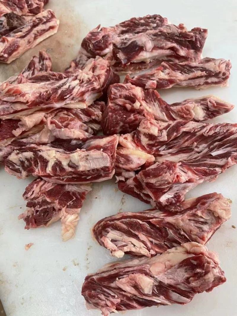 精修谷饲纯干牛肋条每天加工新货口感好适合煎烤卤，需