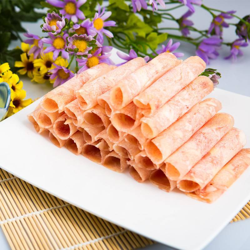 香滋来韩式烤肉卷速冻食品批发火锅食材