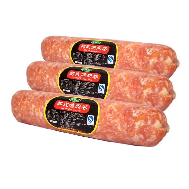 香滋来韩式烤肉卷速冻食品批发火锅食材