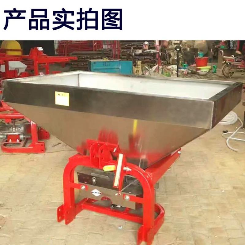 大型撒肥机拖拉机后悬挂扬肥器加厚不锈钢施肥机单圆盘撒