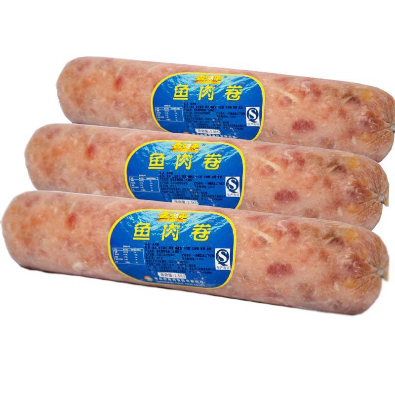 鱼肉卷速冻食品火锅食材香滋来冷冻鱼肉供应火锅速冻肉片