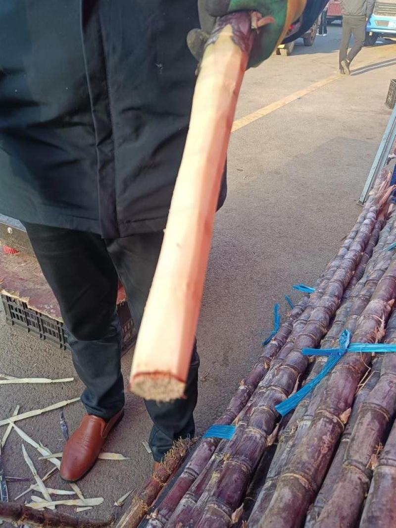 甘蔗水果甘蔗黑皮甘蔗一件代发包邮