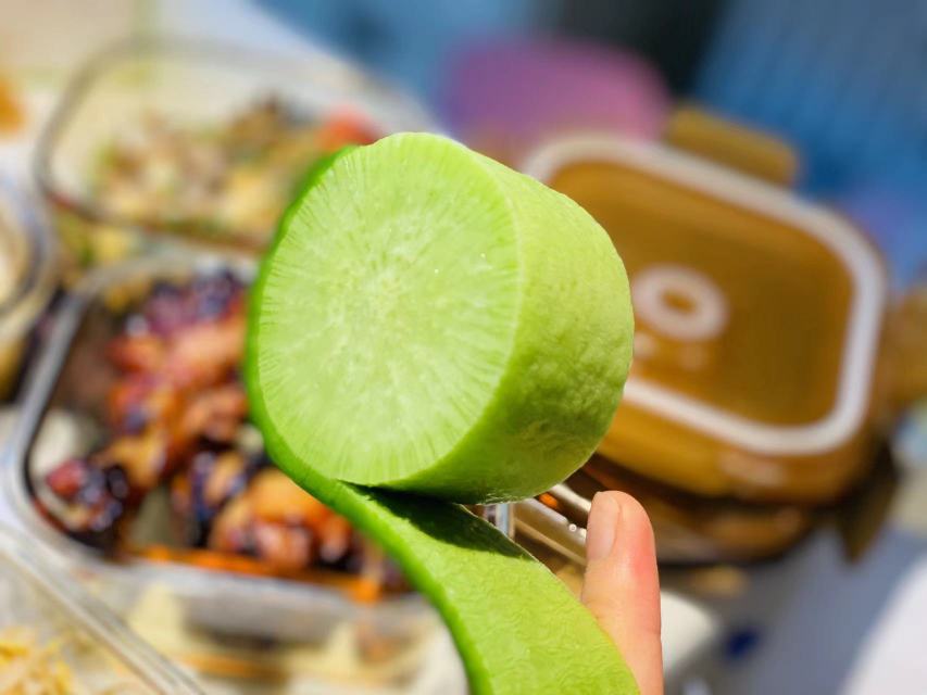 青萝卜沙拉制作图