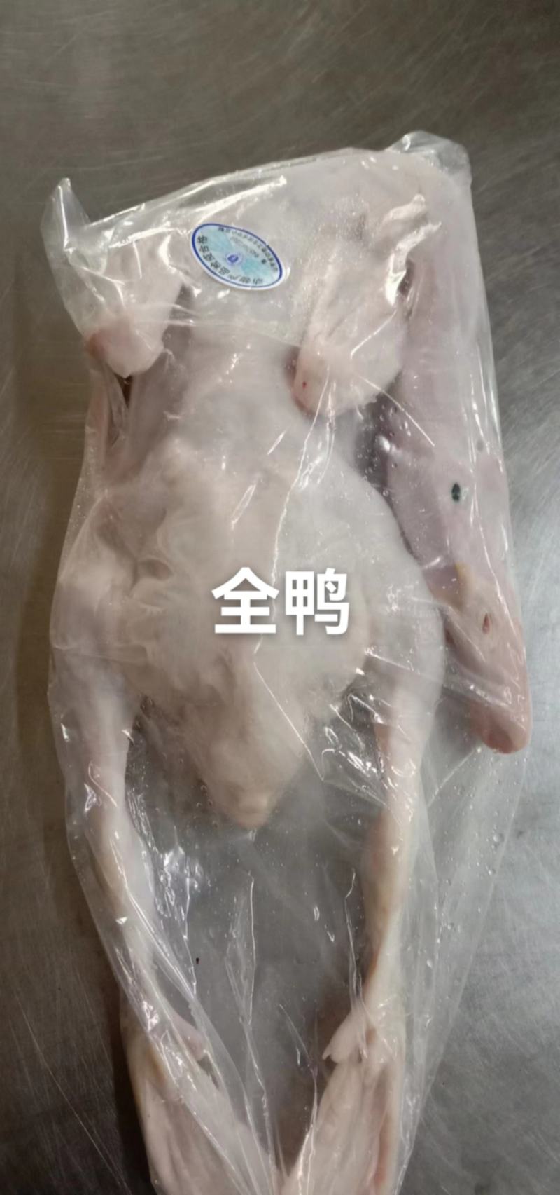 全鸭山东厂家直销冰鲜雁鹅白条鸭黄皮鸭吨位起发量大优惠