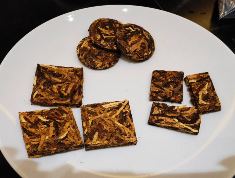代加工来茶代工新会陈皮丝配白茶配云南熟普洱茶小饼一泡一个