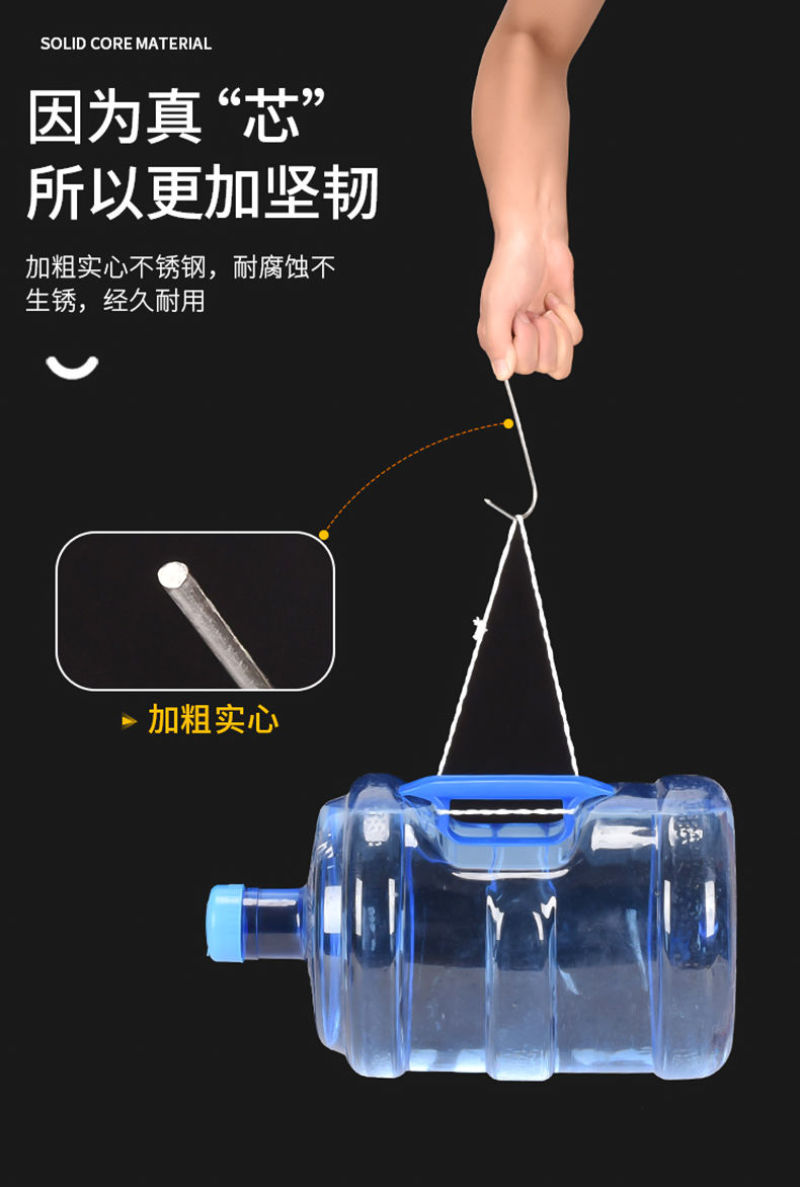 不锈钢S型尖头晒腊肉的挂钩晒香肠钩挂咸肉烤鸭实心加粗猪肉