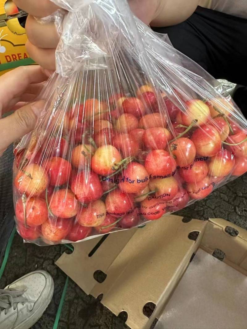 【广东热卖榜】智利空运雷尼尔黄金车厘子大果4斤/包邮