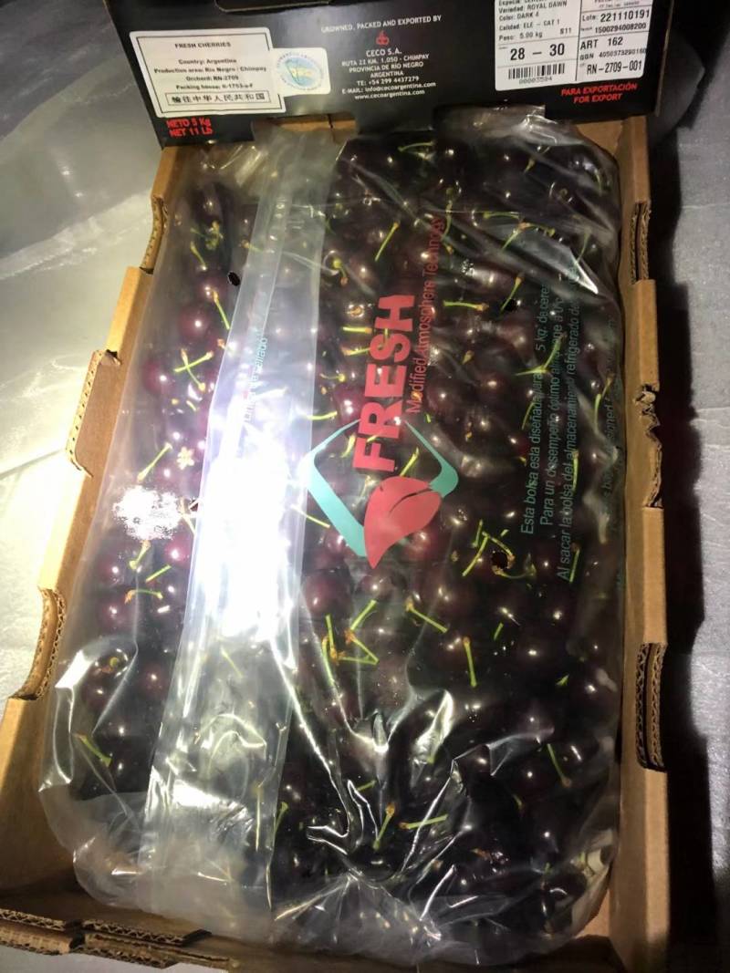 智利空运黑珍珠樱桃车厘子特大超甜黑大果10斤/包邮