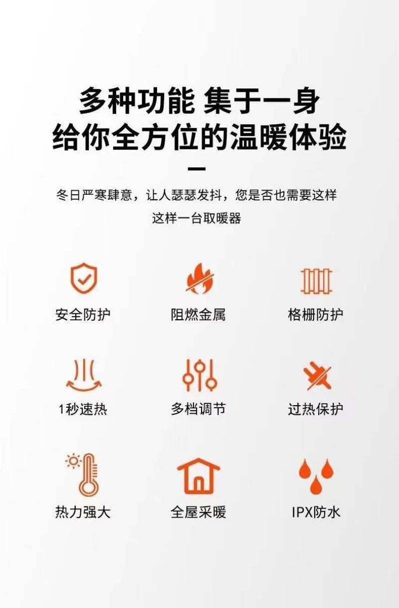 包邮家用工业暖风机大功率节能取暖小钢炮电热取暖器速热风机