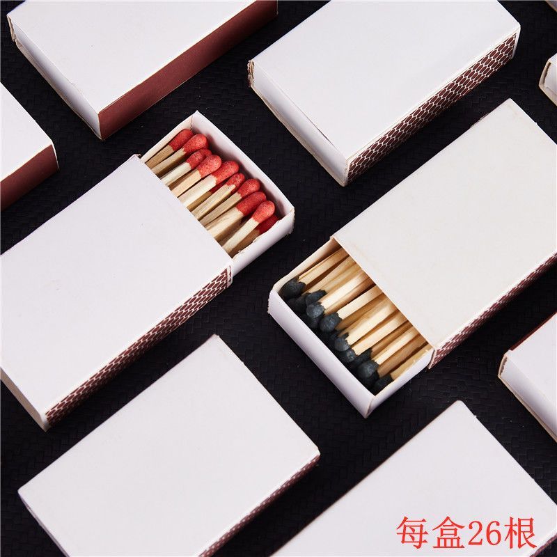 泊头老式安全火柴怀旧传统火柴一次性家用火柴盒户外野炊洋火