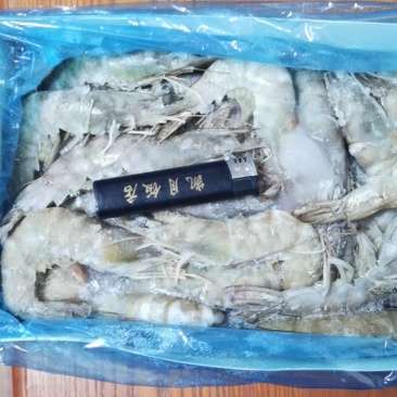 纯海水30/40青虾毛重:1.2公斤，68一盒。