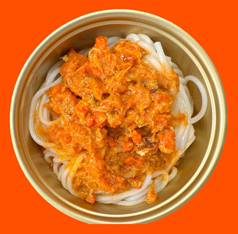 网红爆品蟹黄拌面批发蟹粉面预制菜方便速食拉面冷冻满满蟹黄