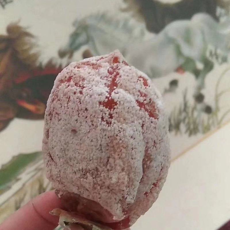 陕西富平正宗特级吊霜流心柿饼单独礼盒包装