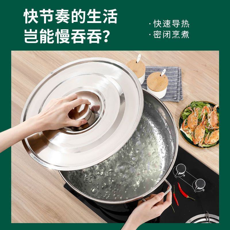 不锈钢锅304圆桶特厚家用汤锅带盖大容量炖汤锅储水桶不锈