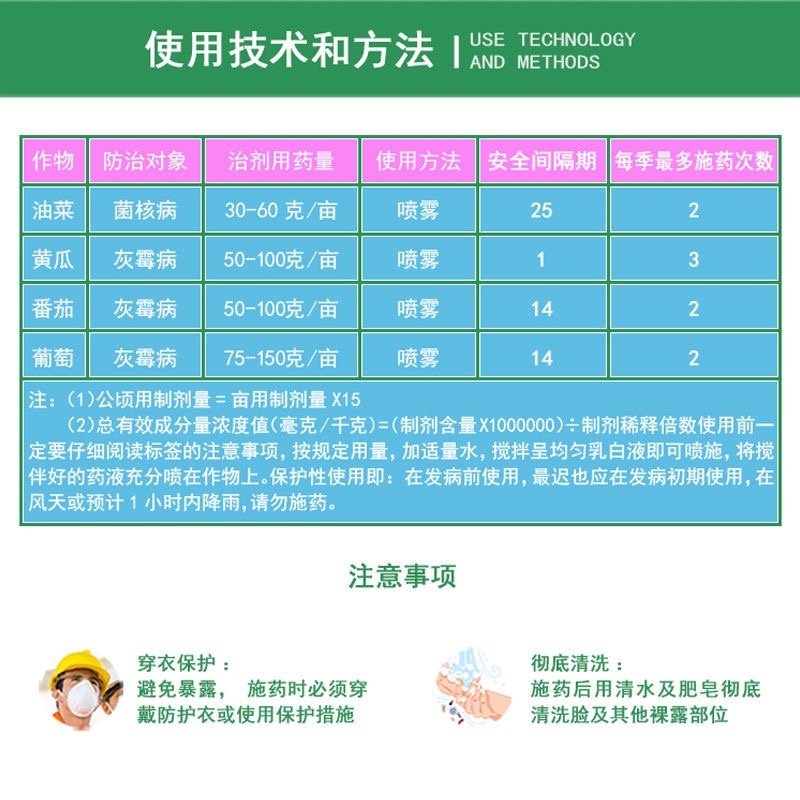 住友速克灵50%腐霉利灰霉病菌核病番茄葡萄草莓黄瓜