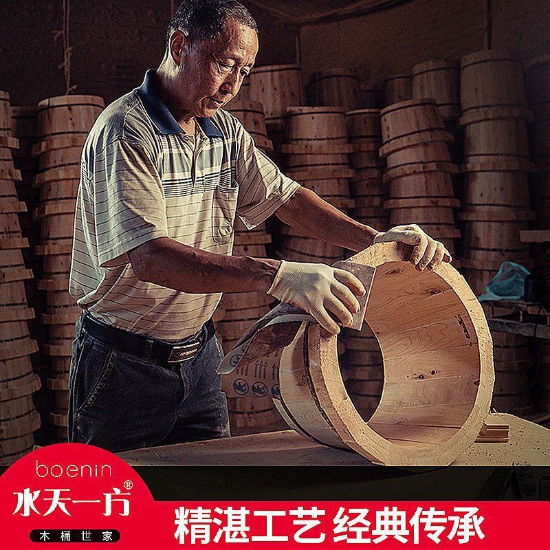 香柏木泡脚桶洗脚盆家用木盆泡脚木桶泡脚足浴木盆加厚实木足