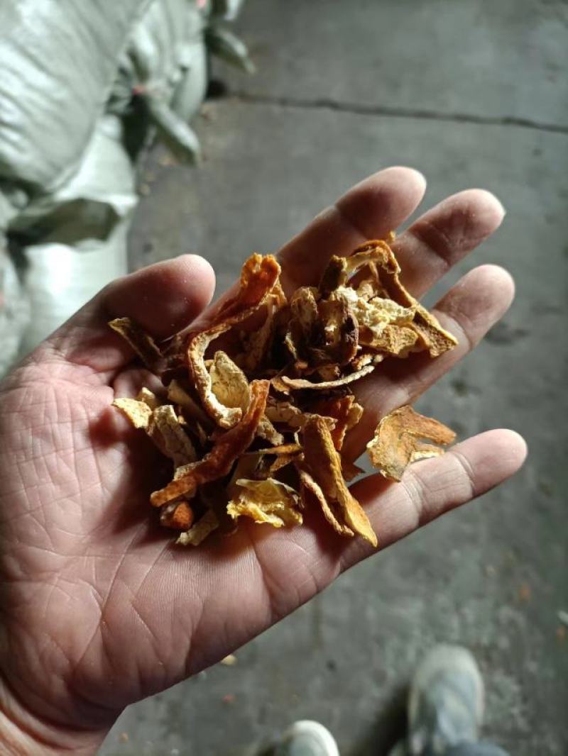 烘干晒干！纯手工桔子皮，蜜桔丝陈皮个陈皮丝高含量