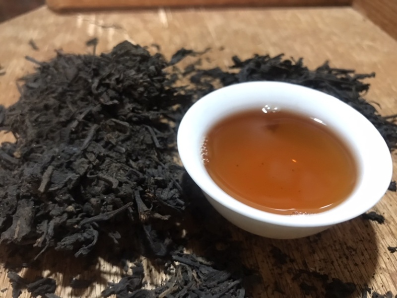 12年私人珍藏金花六堡茶一筐14斤