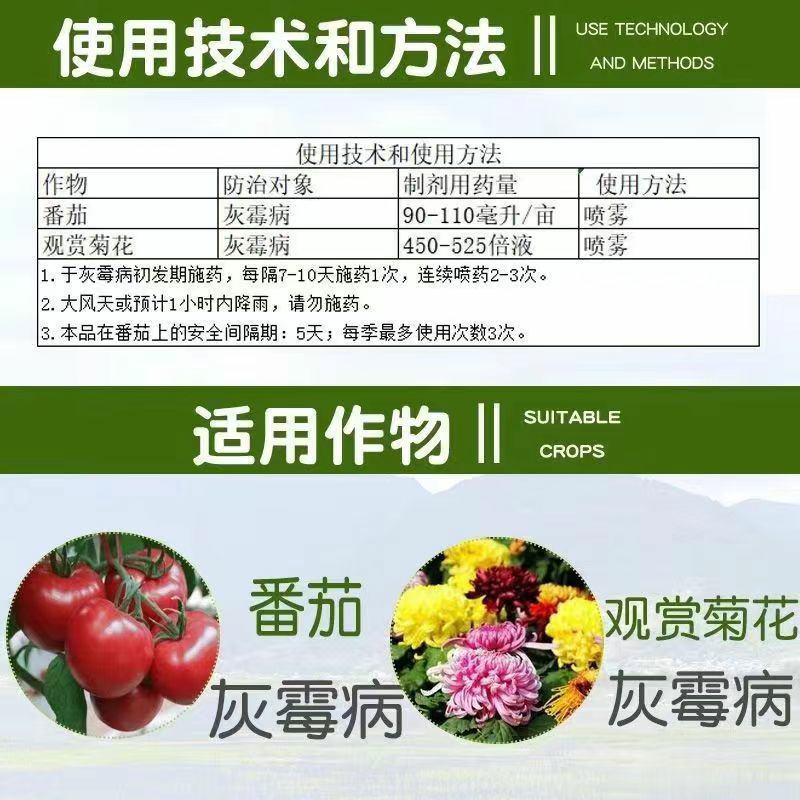 海讯速悬50%异菌脲腐霉利灰霉病药蔬菜番茄花卉农药杀菌剂
